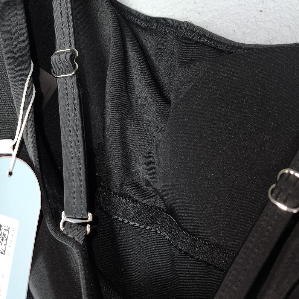 Smismivo black one piece swimsuit. Medium - Picture 9 of 12